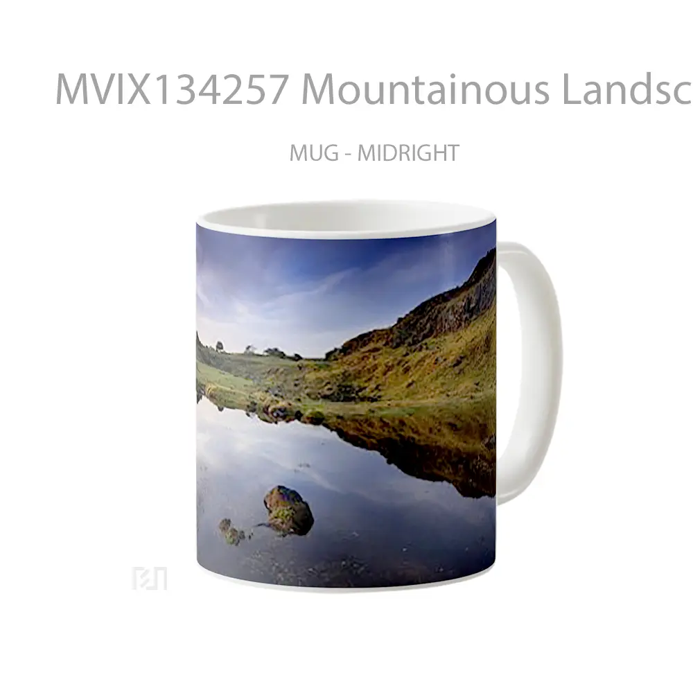 Mug Mountainous Landscape In Otuataua Gelas Pemandangan Alam - All-side / Desain