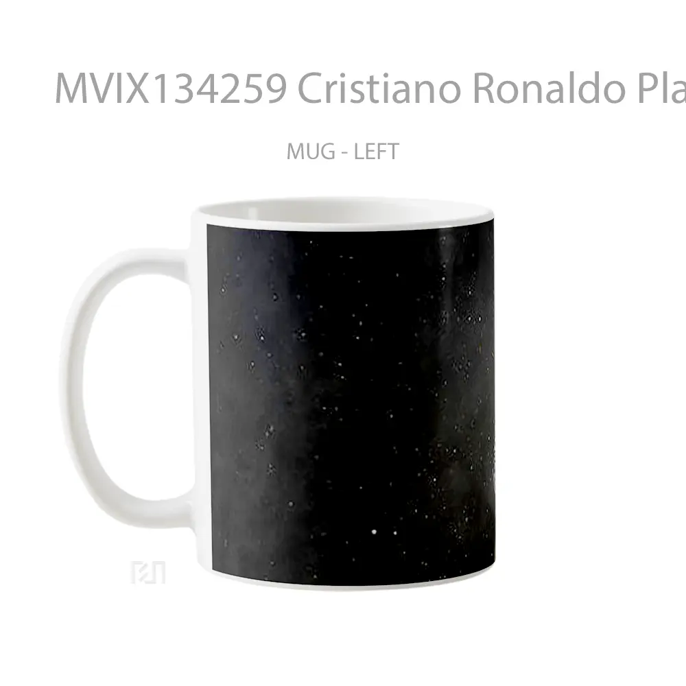 Mug Cristiano Ronaldo Playing Gelas Keramik Unik - All-side / Desain