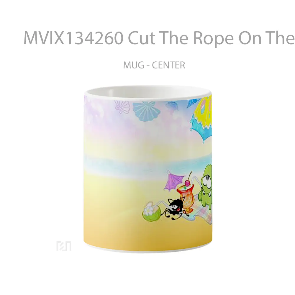 Mug Cut The Rope On The Beach Gelas Pemandangan Alam