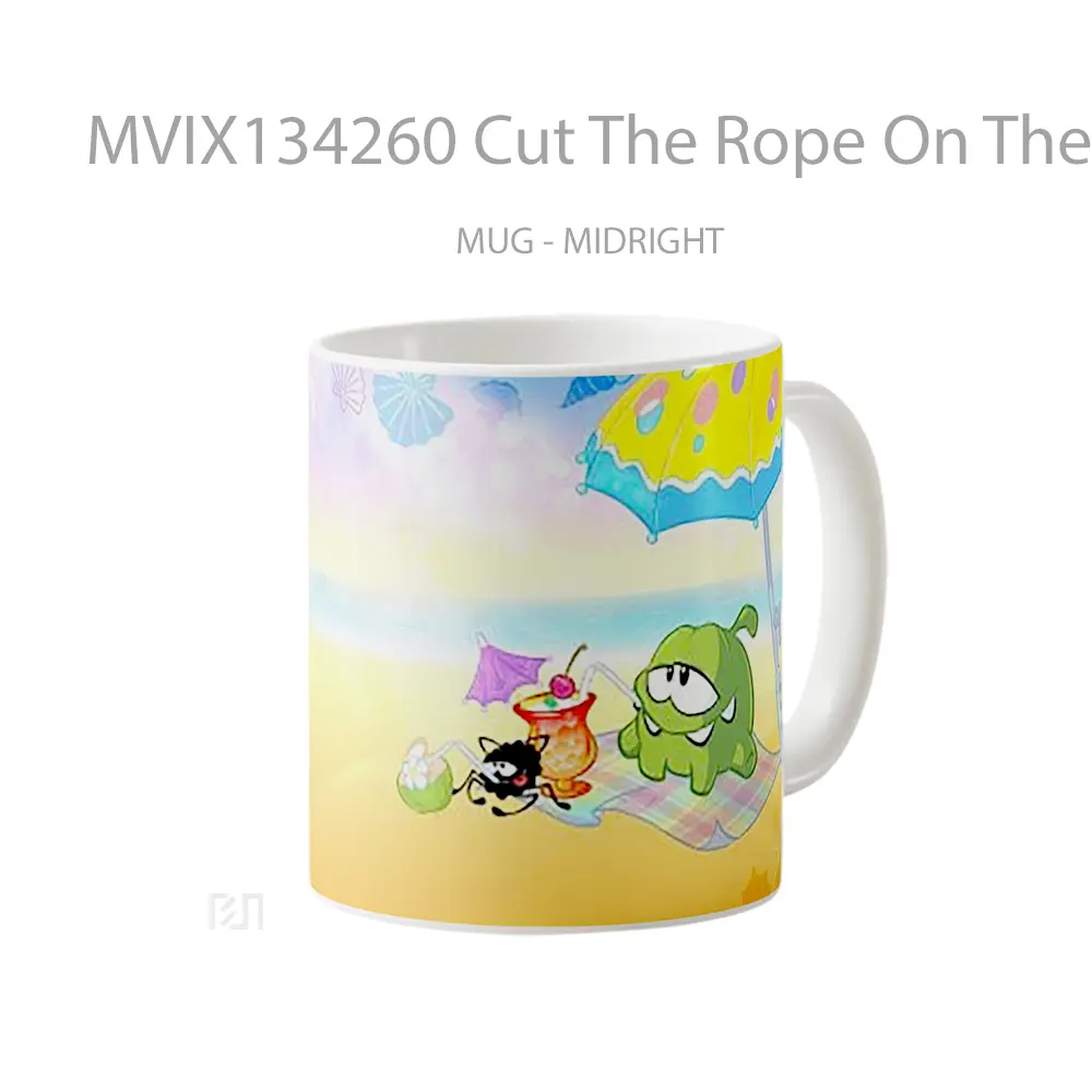 Mug Cut The Rope On The Beach Gelas Pemandangan Alam - All-side / Desain