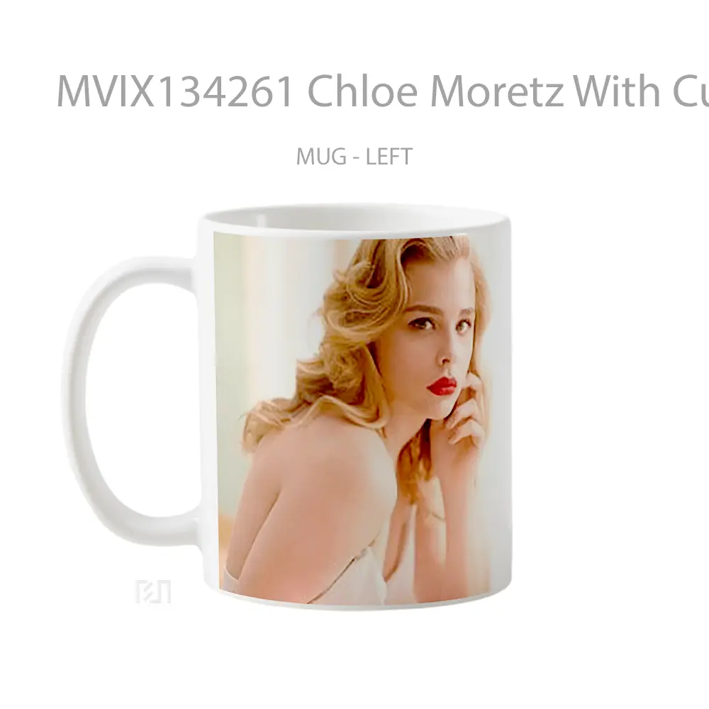 Mug Chloe Moretz With Curly Hair V2 Gelas Keramik Unik - All-side / Desain