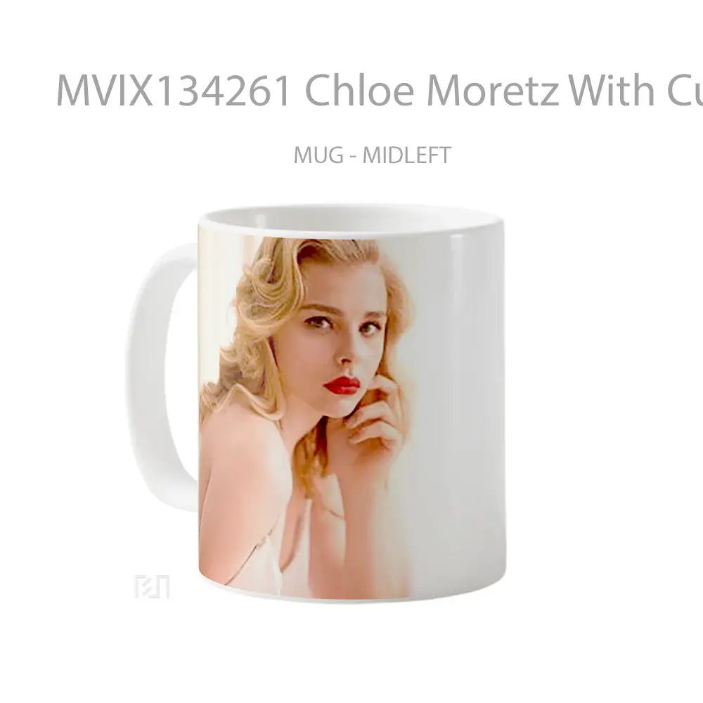 Mug Chloe Moretz With Curly Hair V2 Gelas Keramik Unik - All-side / Desain