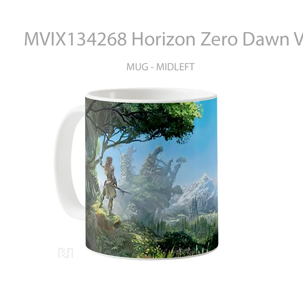 Mug Horizon Zero Dawn V2 Gelas Keramik Unik - All-side / Desain