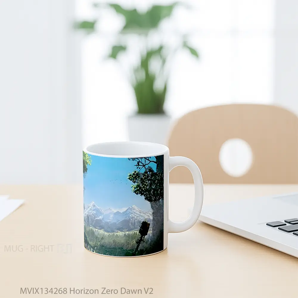 Mug Horizon Zero Dawn V2 Gelas Keramik Unik - All-side / Desain