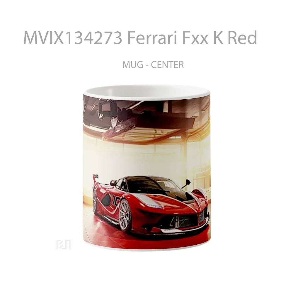 Mug Ferrari Fxx K Red Cangkir Mobil