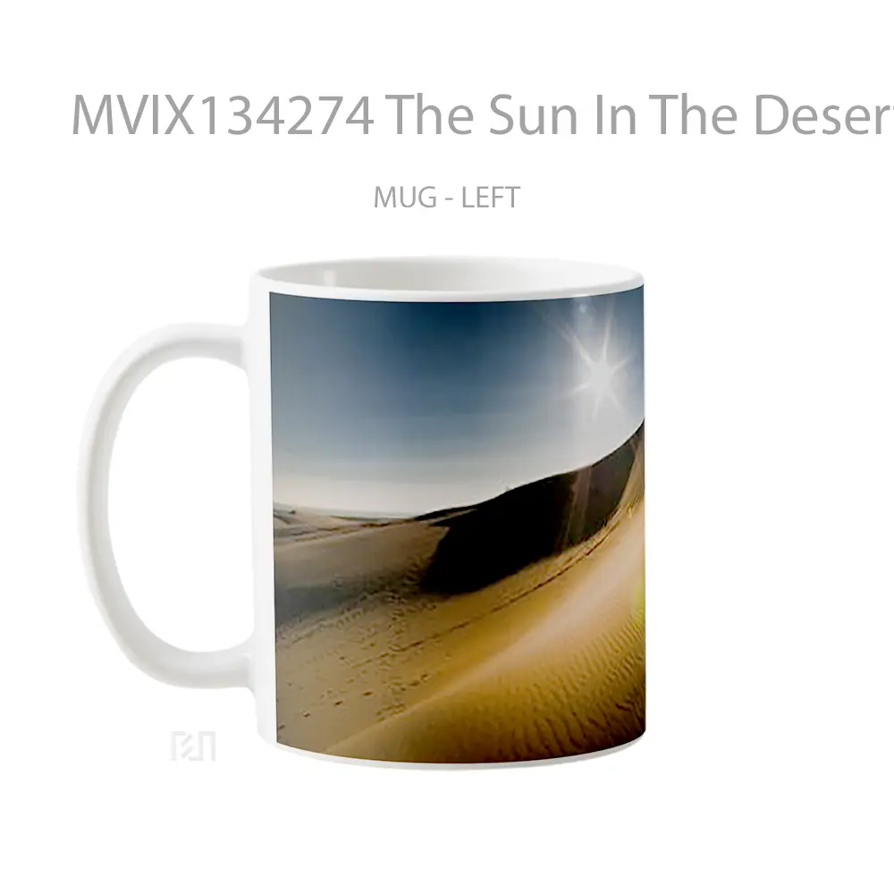 Mug The Sun In The Desert Gelas Pemandangan Alam - All-side / Desain