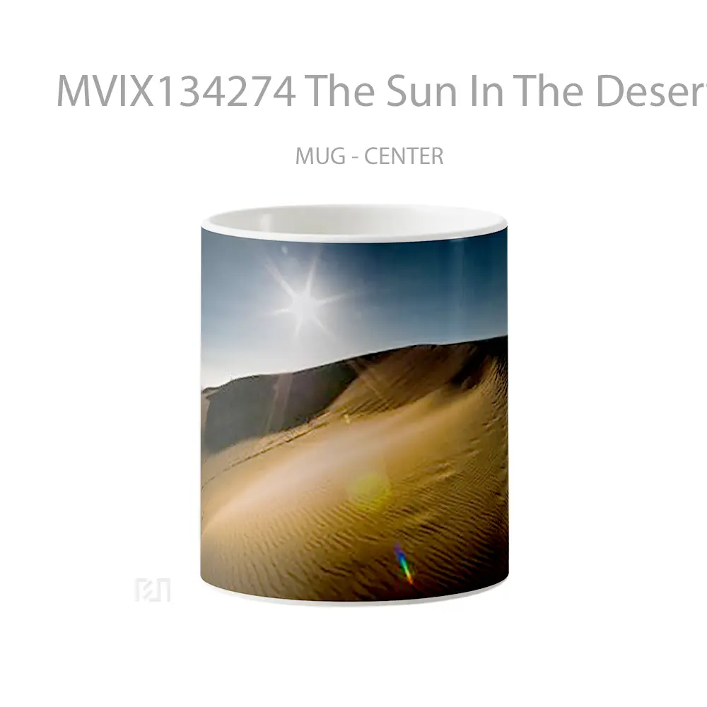 Mug The Sun In The Desert Gelas Pemandangan Alam