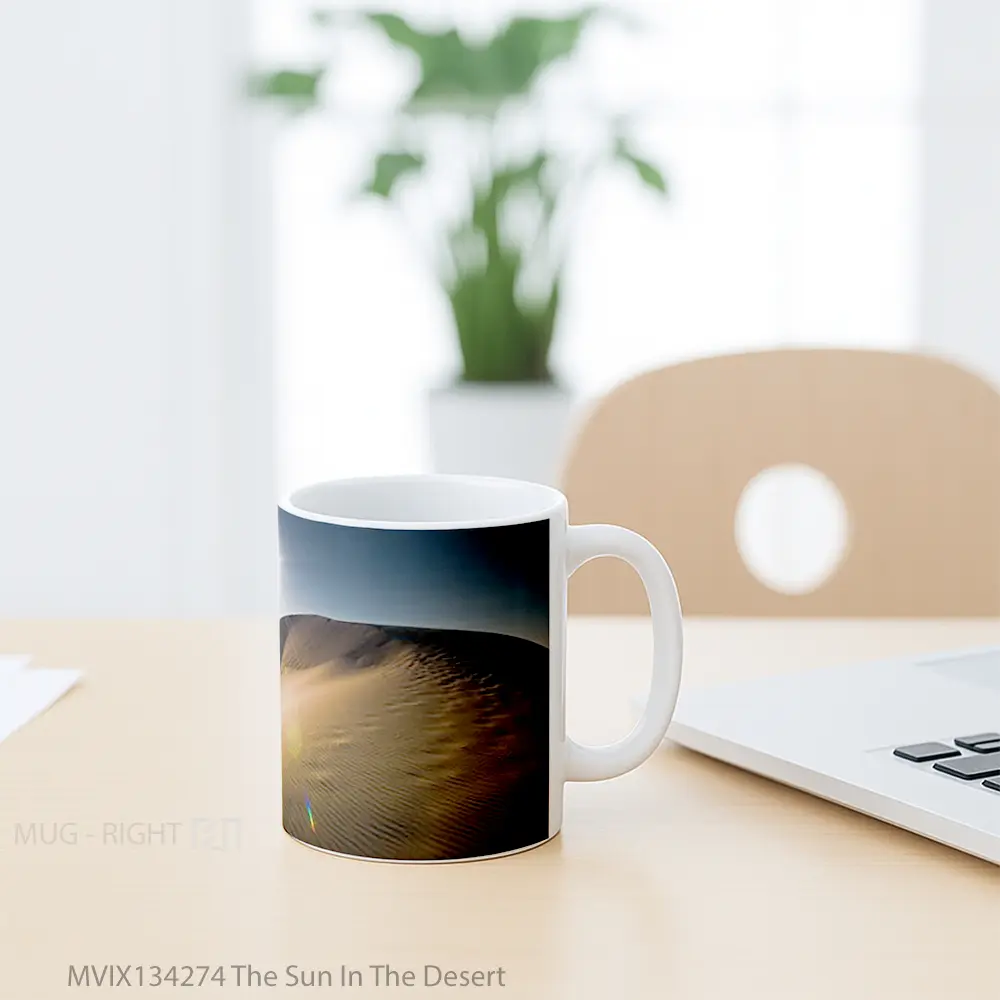 Mug The Sun In The Desert Gelas Pemandangan Alam - All-side / Desain