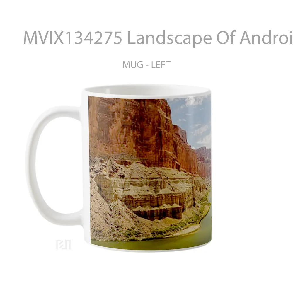 Mug Landscape Of Android Gelas Pemandangan Alam - All-side / Desain