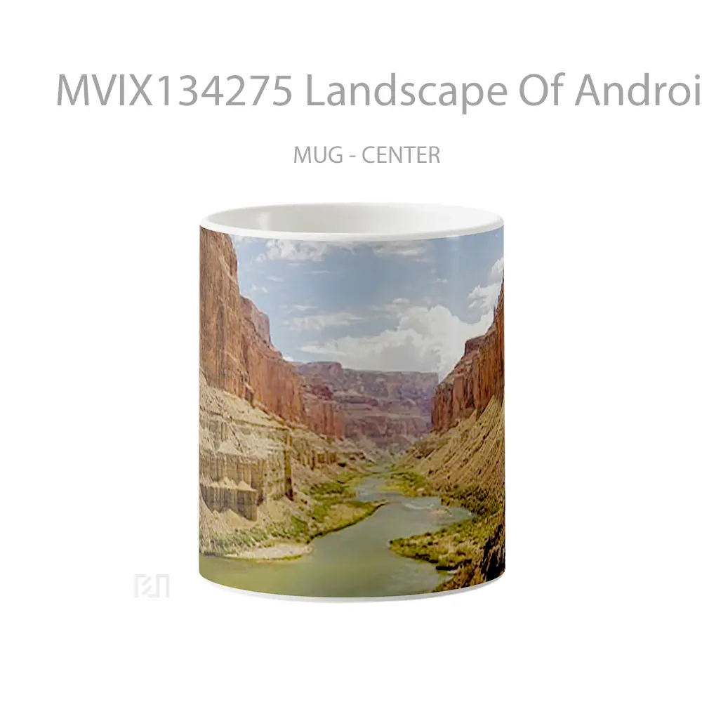 Mug Landscape Of Android Gelas Pemandangan Alam