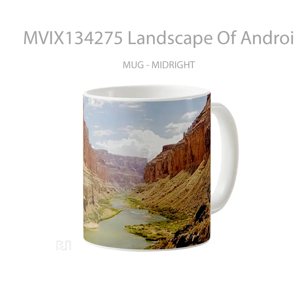 Mug Landscape Of Android Gelas Pemandangan Alam - All-side / Desain