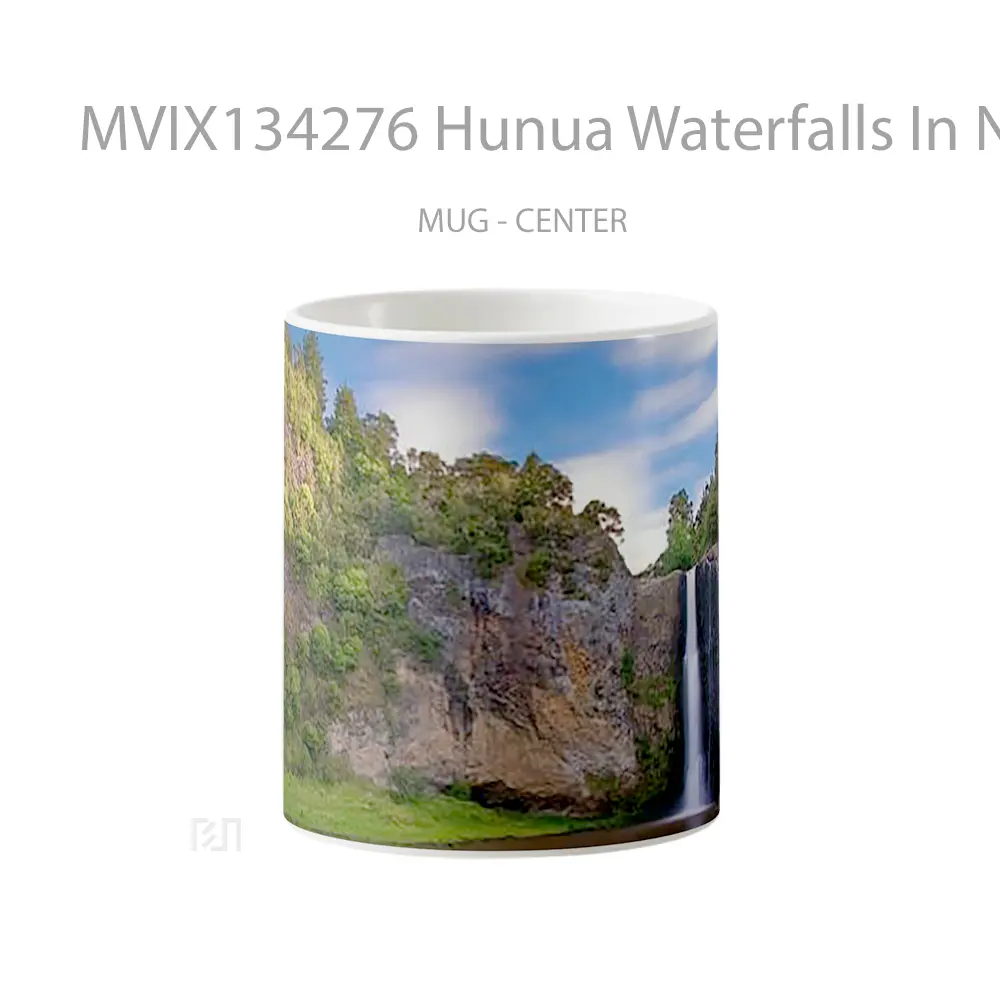 Mug Hunua Waterfalls In New Zealand Gelas Pemandangan Alam