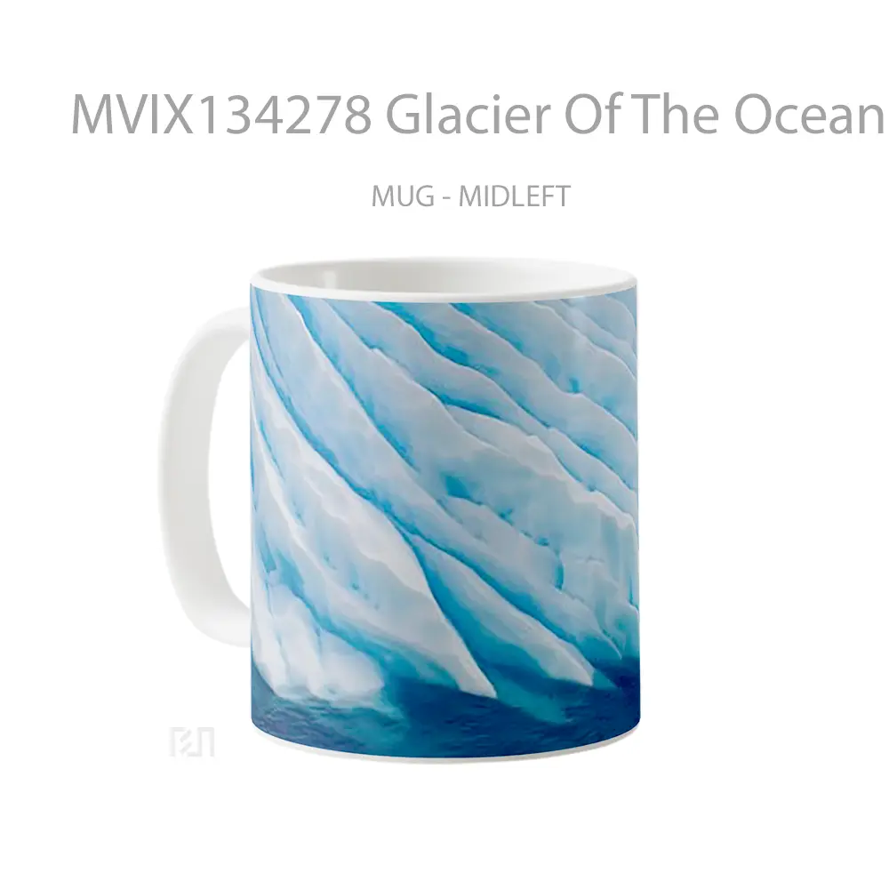Mug Glacier Of The Ocean Gelas Pemandangan Alam - All-side / Desain