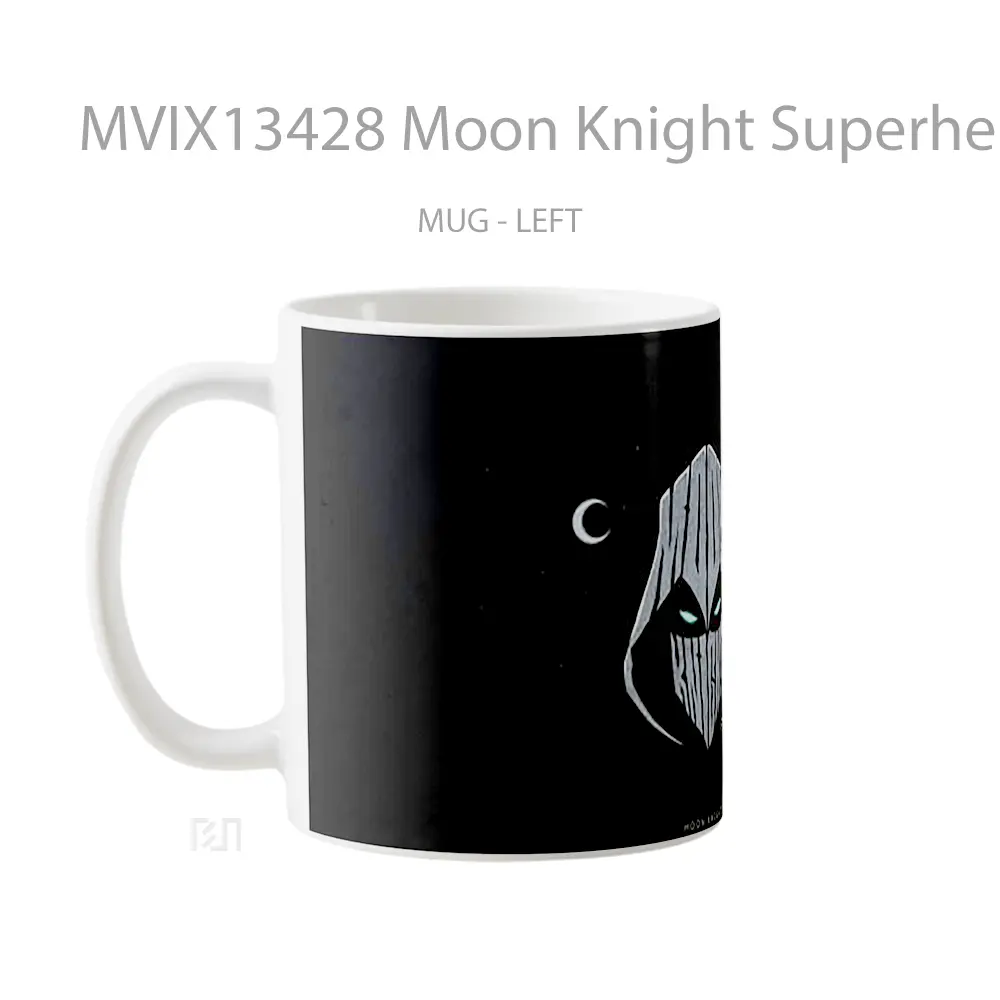Mug Moon Knight Superhero Gelas Superhero - All-side / Desain