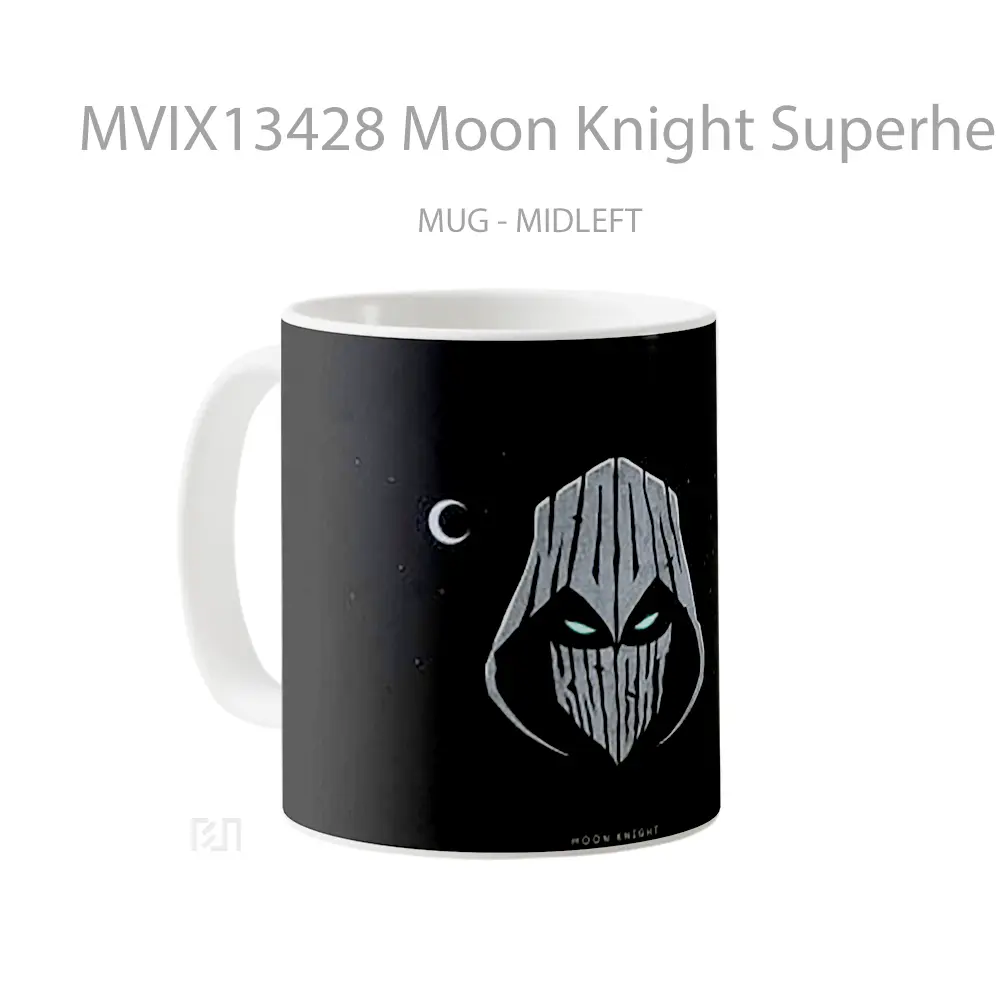 Mug Moon Knight Superhero Gelas Superhero - All-side / Desain