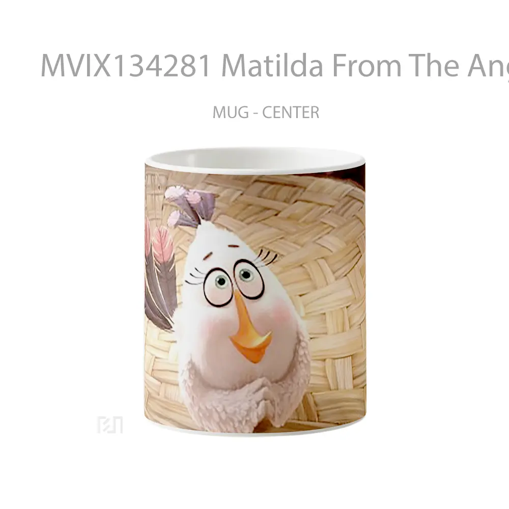 Mug Matilda From The Angry Birds Movie Gelas Hewan Lucu