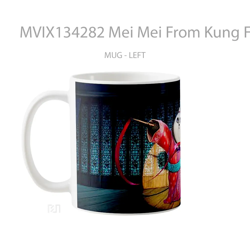 Mug Mei Mei From Kung Fu Panda 3 Gelas Hewan Lucu - All-side / Desain