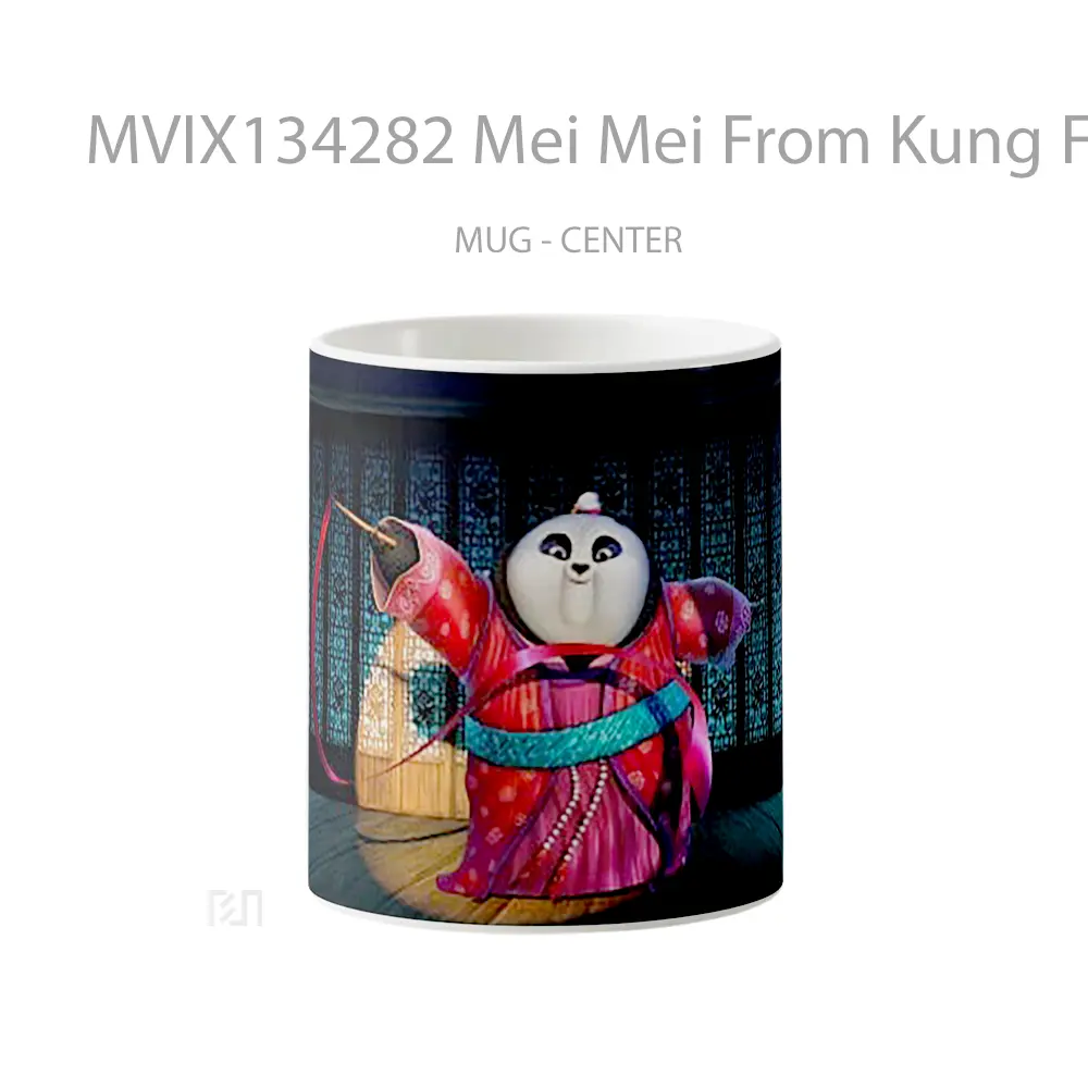 Mug Mei Mei From Kung Fu Panda 3 Gelas Hewan Lucu