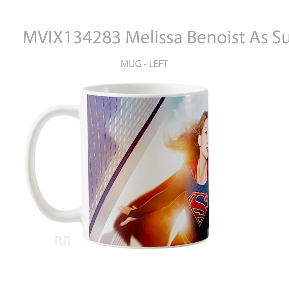 Mug Melissa Benoist As Supergirl Gelas Keramik Unik - All-side / Desain