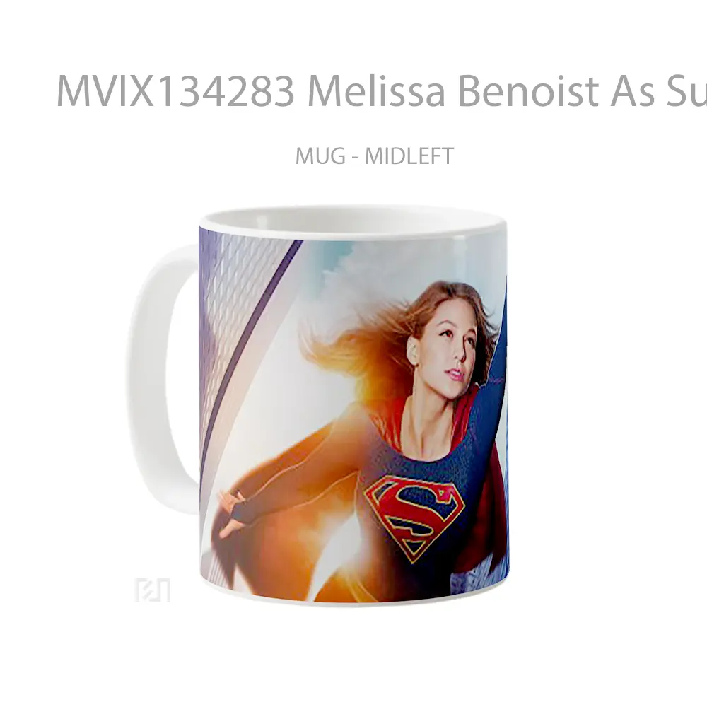Mug Melissa Benoist As Supergirl Gelas Keramik Unik - All-side / Desain