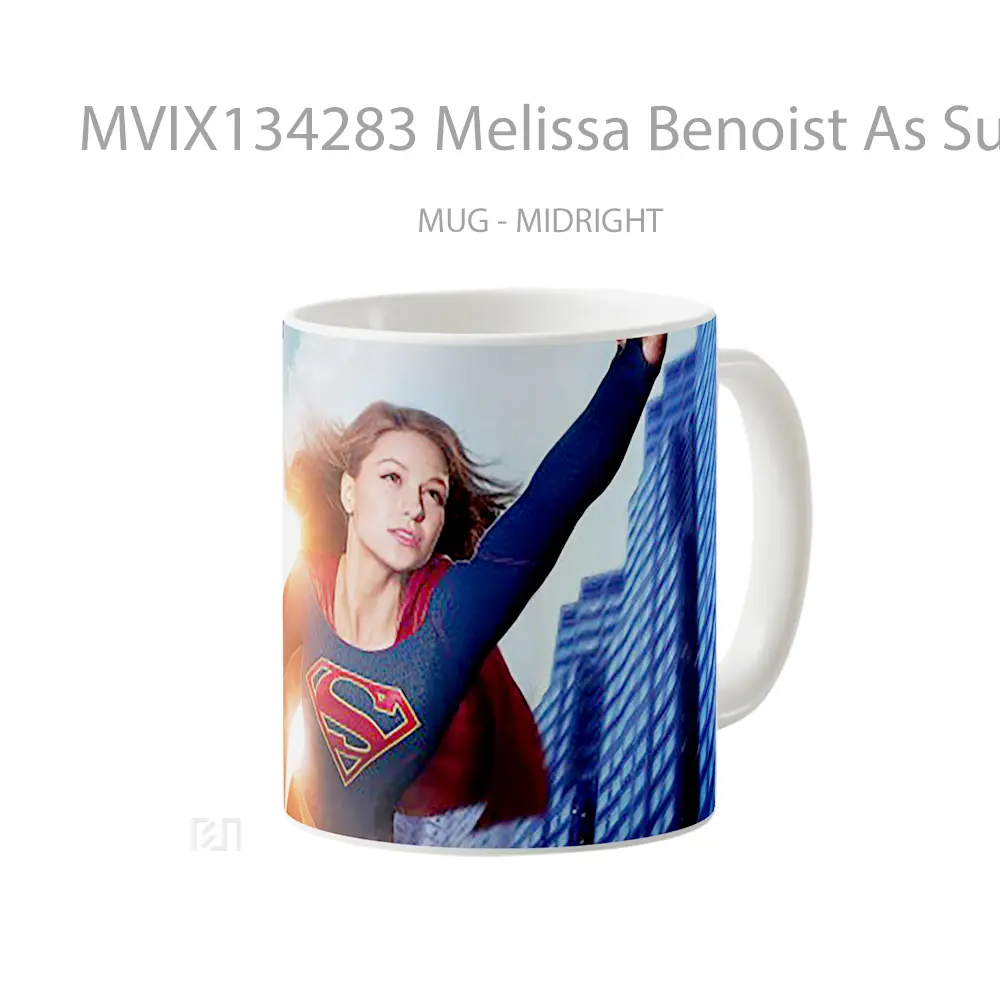 Mug Melissa Benoist As Supergirl Gelas Keramik Unik - All-side / Desain