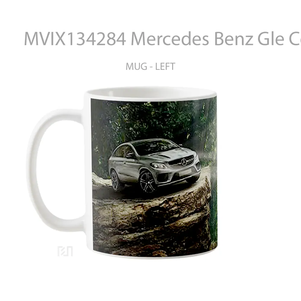 Mug Mercedes Benz Gle Coupe In Jurassic World Cangkir Mobil - All-side / Desain