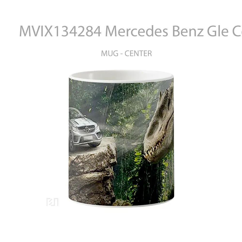 Mug Mercedes Benz Gle Coupe In Jurassic World Cangkir Mobil