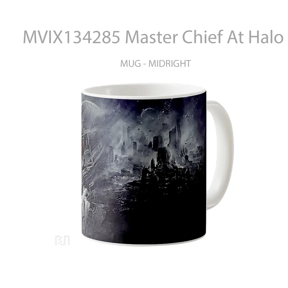 Mug Master Chief At Halo 5 Guardians Cangkir Gamer - All-side / Desain