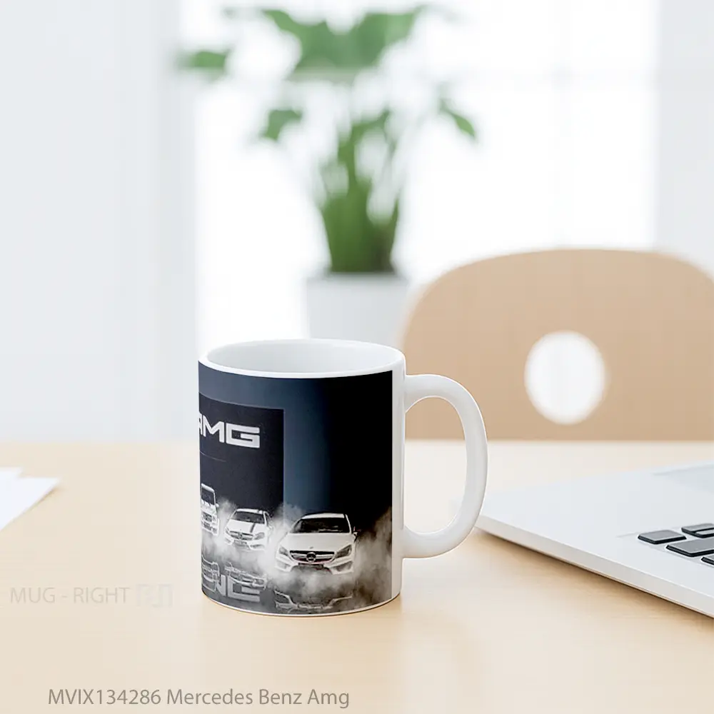 Mug Mercedes Benz Amg Cangkir Mobil - All-side / Desain