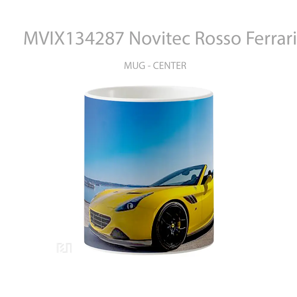 Mug Novitec Rosso Ferrari California T Cangkir Mobil