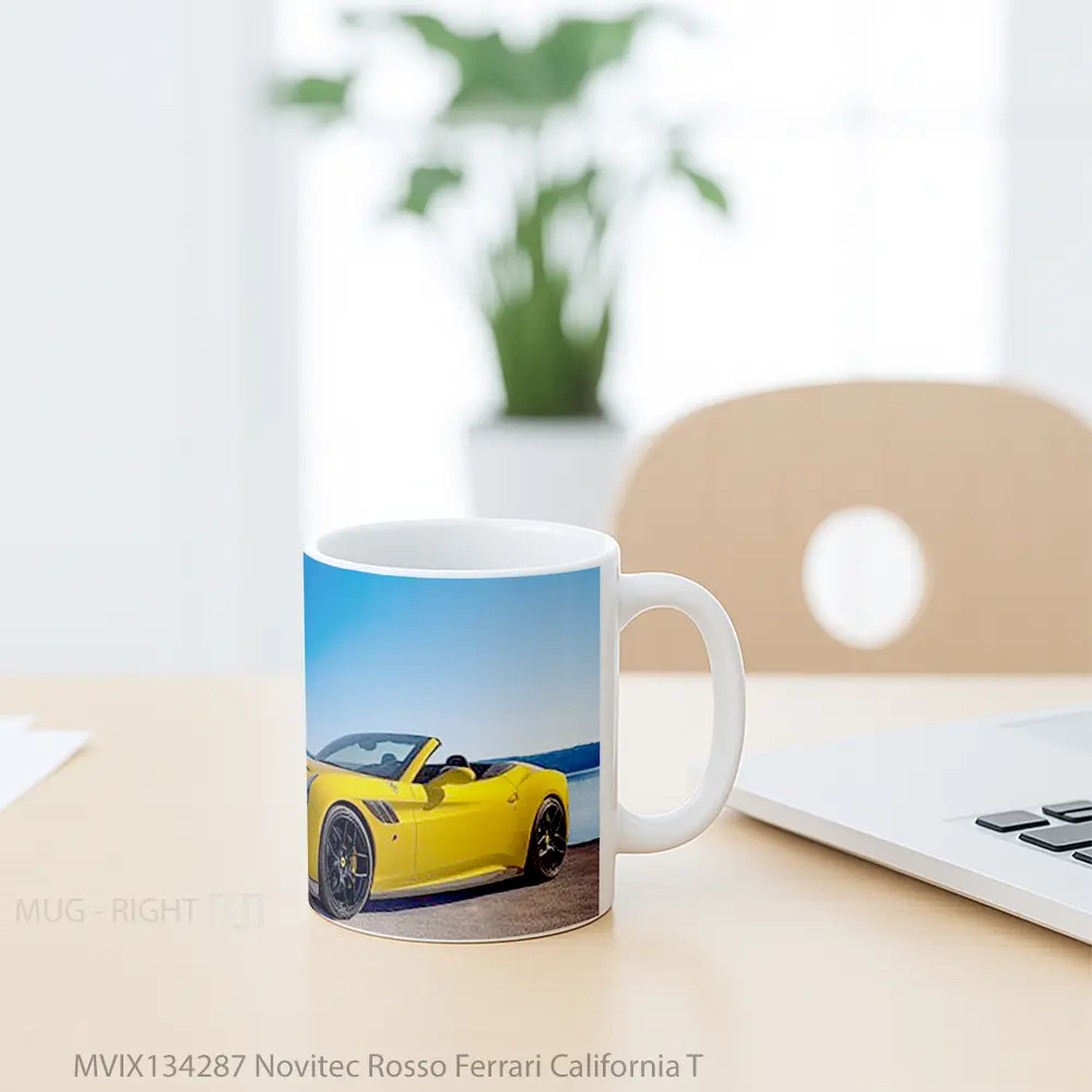 Mug Novitec Rosso Ferrari California T Cangkir Mobil - All-side / Desain