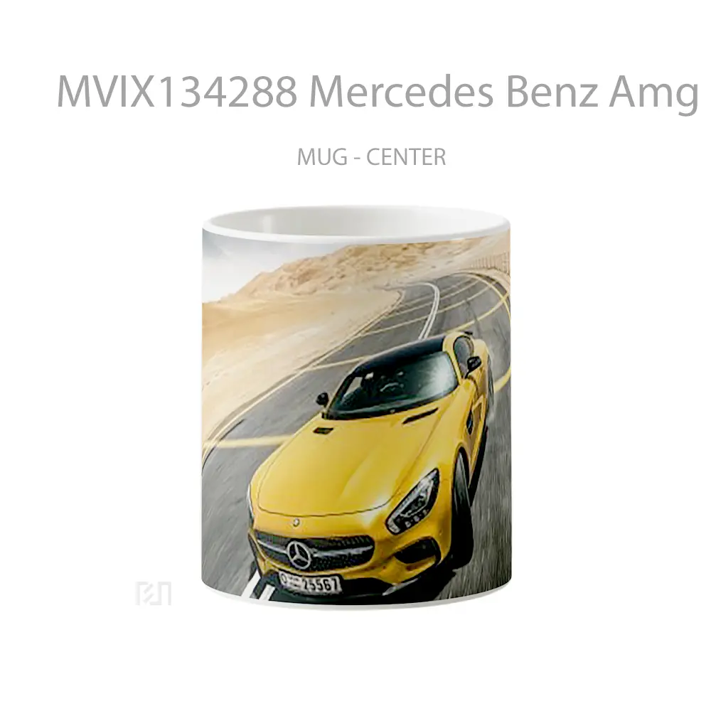 Mug Mercedes Benz Amg Gt S Yellow Cangkir Mobil