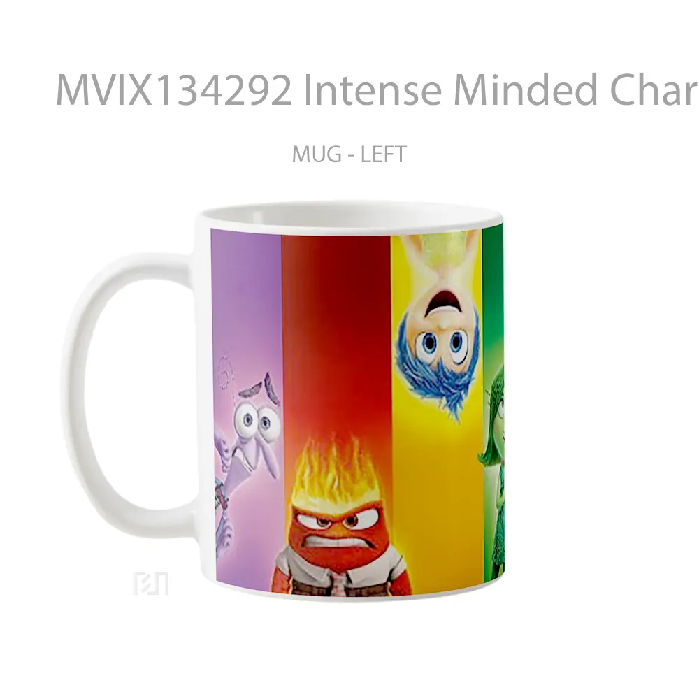 Mug Intense Minded Characters Gelas Keramik Unik - All-side / Desain