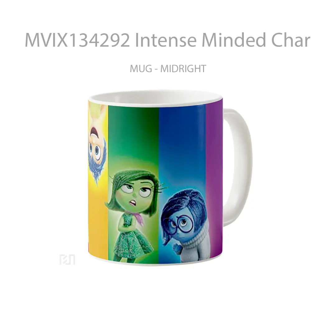 Mug Intense Minded Characters Gelas Keramik Unik - All-side / Desain
