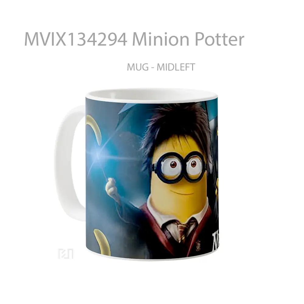Mug Minion Potter Gelas Kartun - All-side / Desain