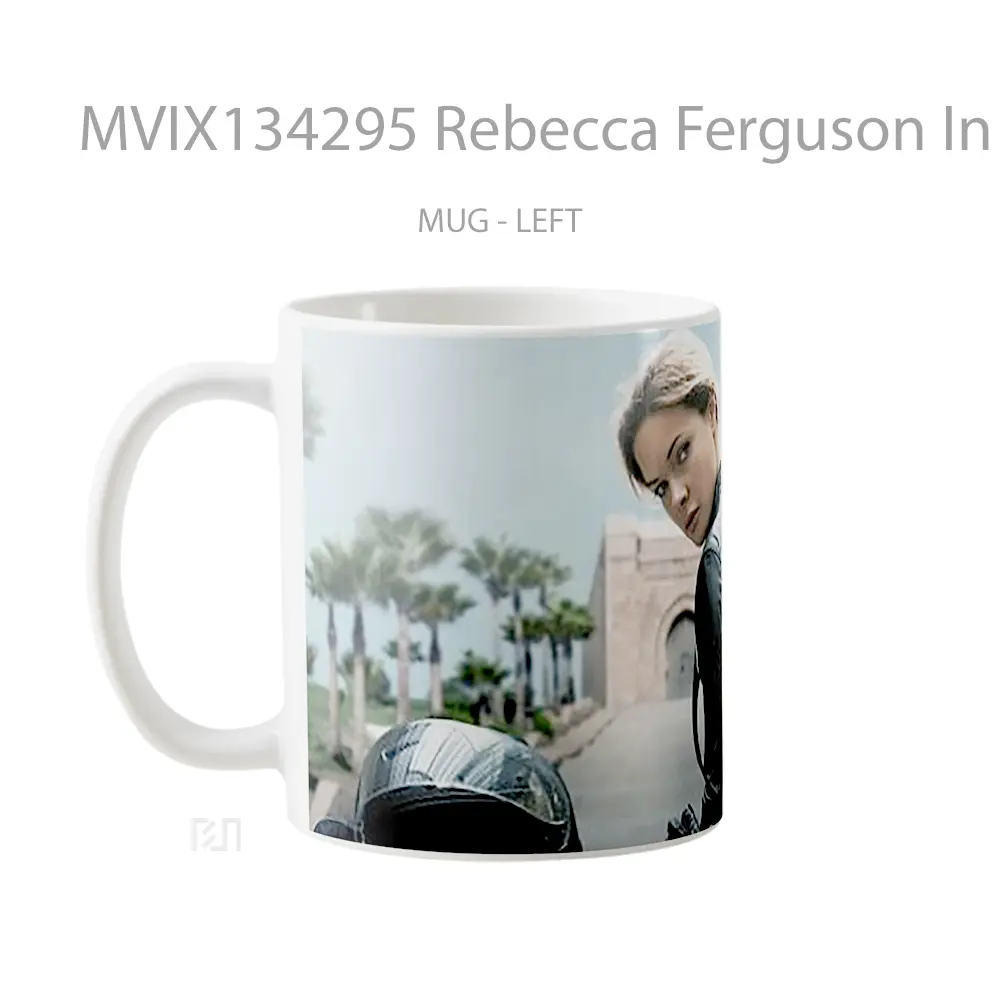 Mug Rebecca Ferguson In Mission Impossible Secret Nation Gelas Keramik Unik - All-side / Desain