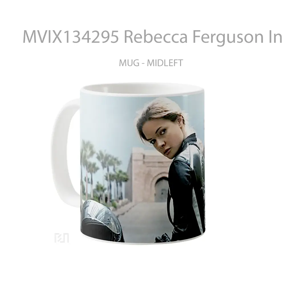 Mug Rebecca Ferguson In Mission Impossible Secret Nation Gelas Keramik Unik - All-side / Desain