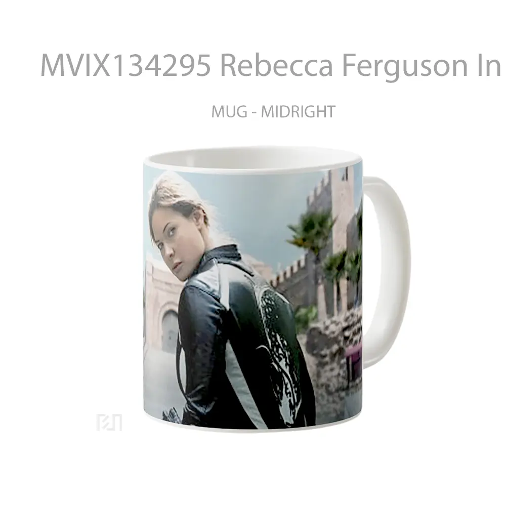Mug Rebecca Ferguson In Mission Impossible Secret Nation Gelas Keramik Unik - All-side / Desain