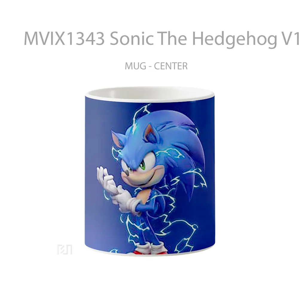 Mug Sonic The Hedgehog V1 Gelas Keramik Unik