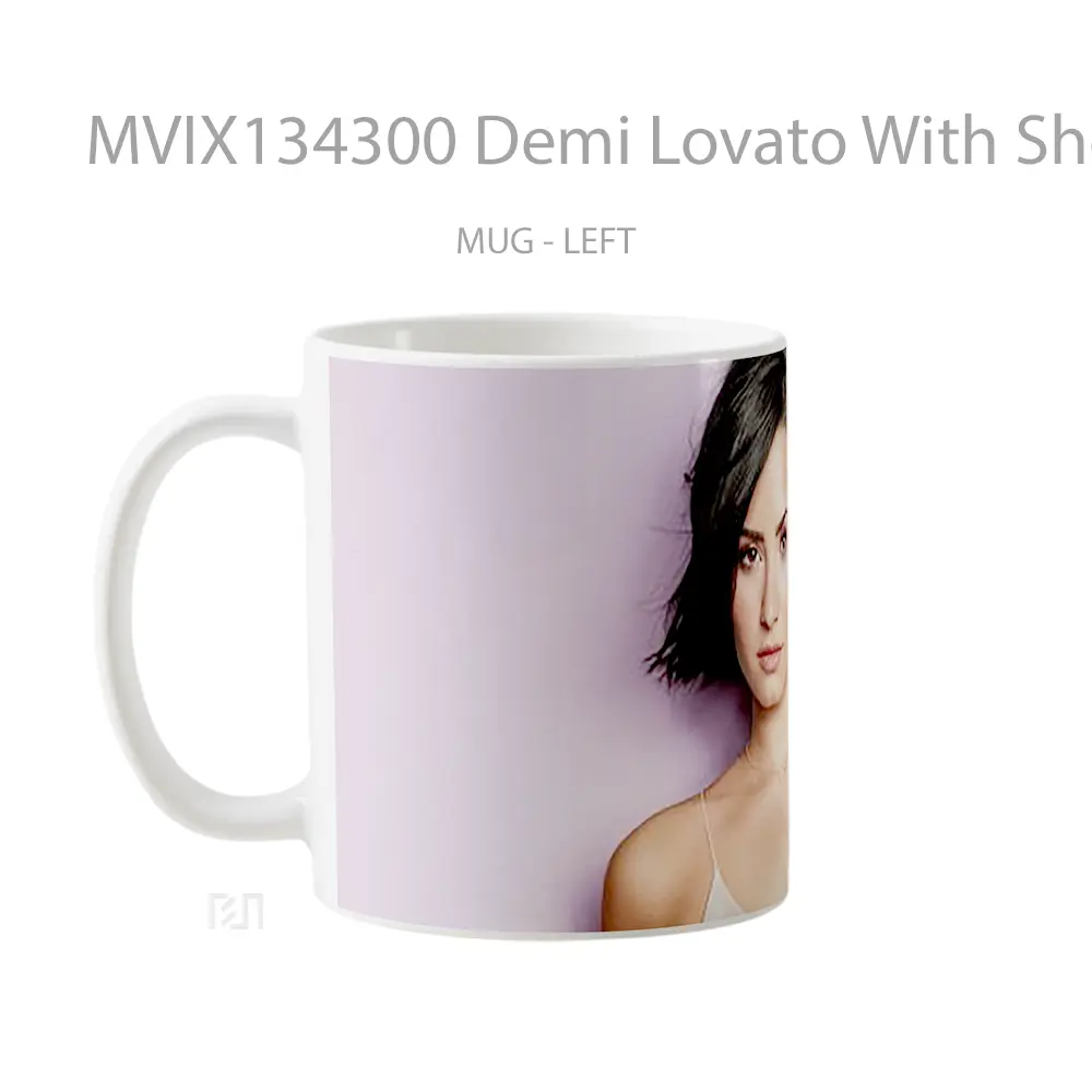 Mug Demi Lovato With Short Hair Gelas Selebriti - All-side / Desain
