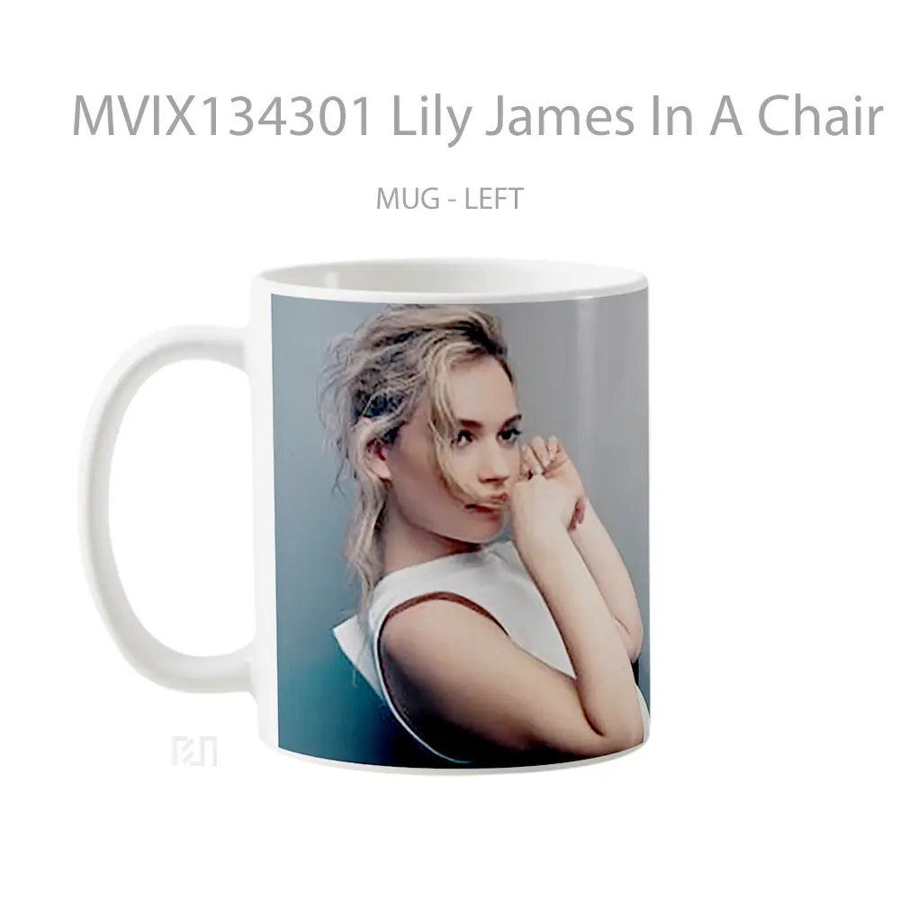Mug Lily James In A Chair Gelas Keramik Unik - All-side / Desain