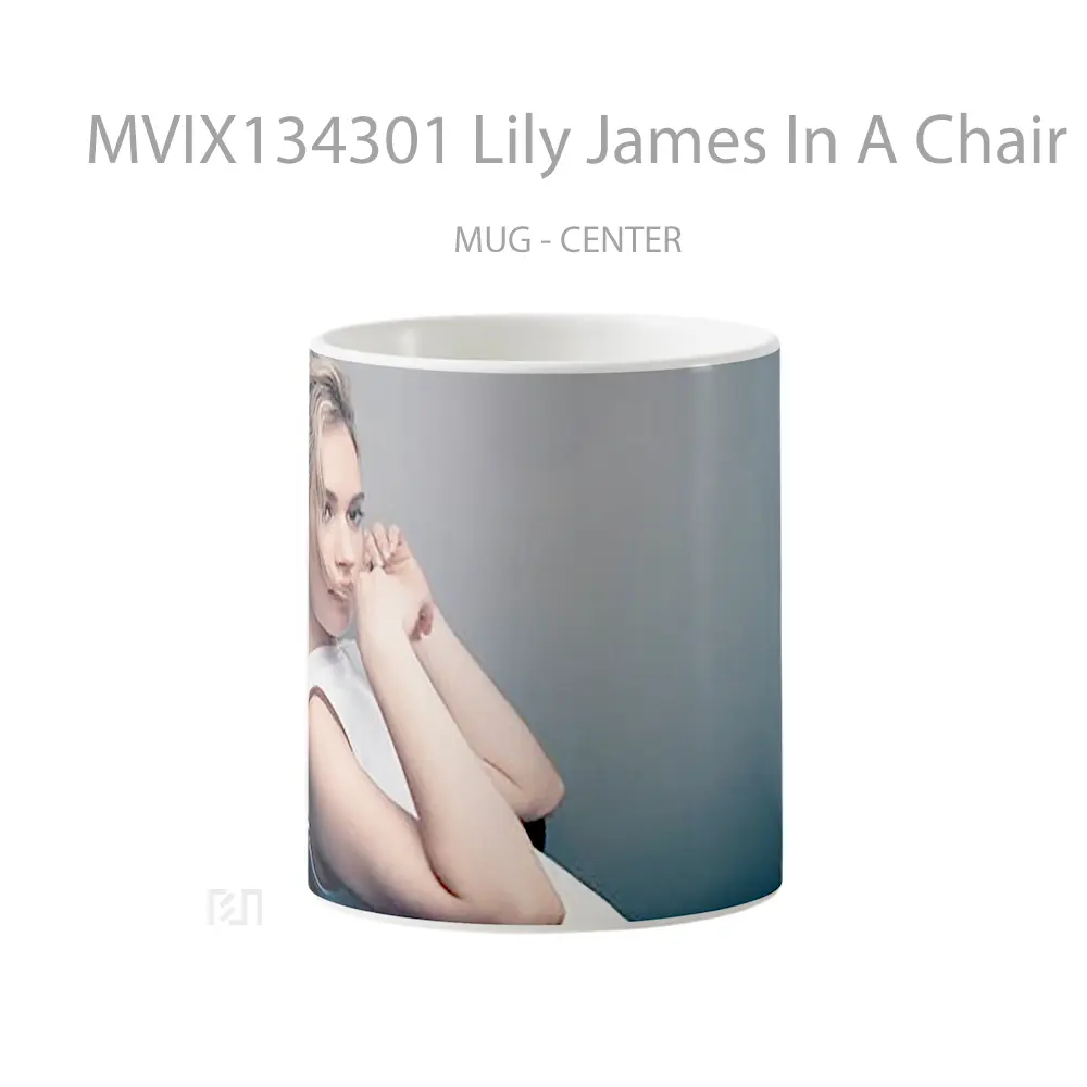 Mug Lily James In A Chair Gelas Keramik Unik