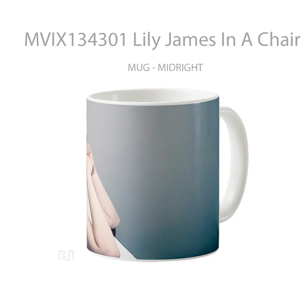 Mug Lily James In A Chair Gelas Keramik Unik - All-side / Desain