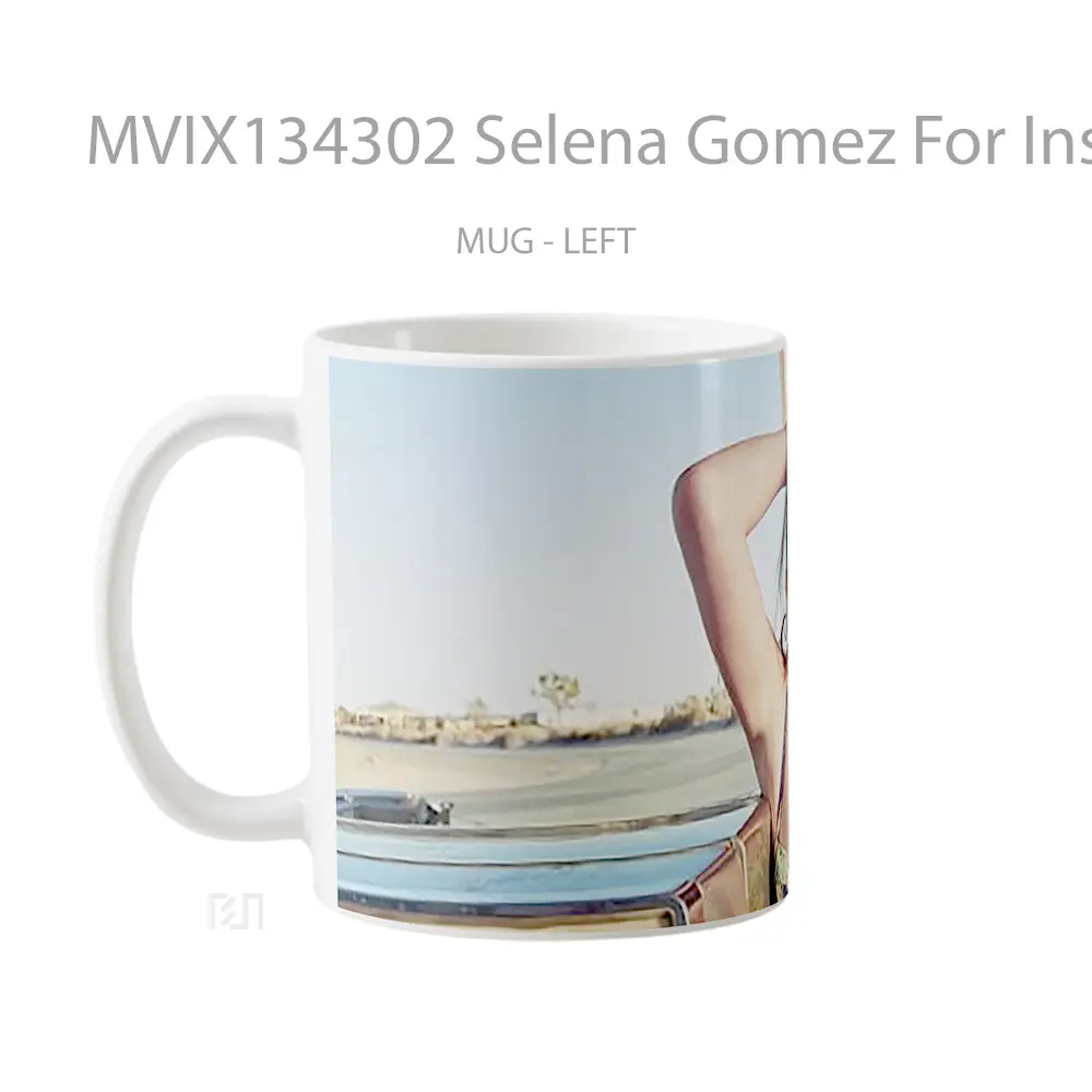 Mug Selena Gomez For Instyle Gelas Selebriti - All-side / Desain