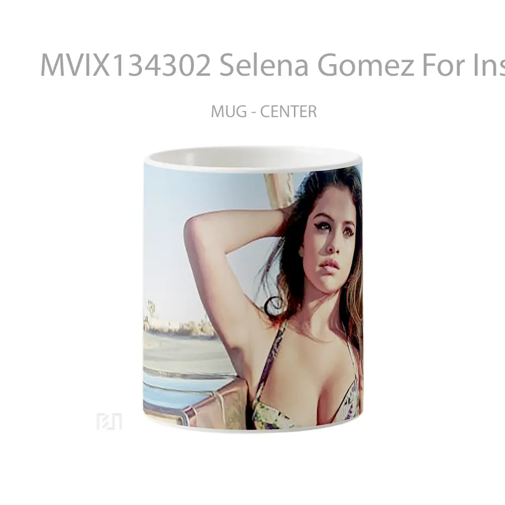 Mug Selena Gomez For Instyle Gelas Selebriti