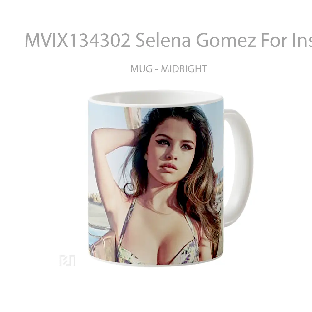 Mug Selena Gomez For Instyle Gelas Selebriti - All-side / Desain