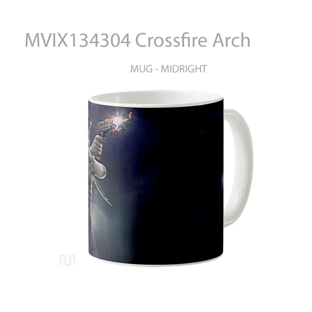Mug Crossfire Arch Gelas Keramik Unik - All-side / Desain