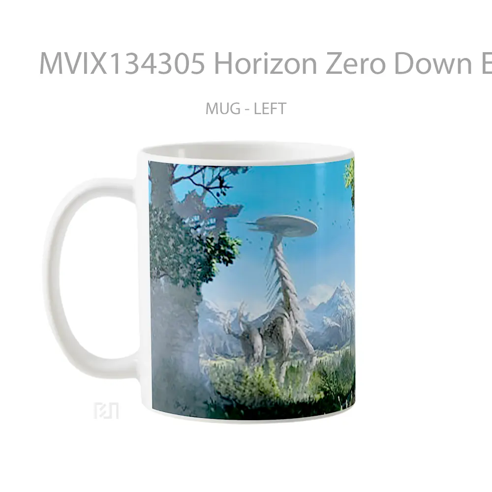 Mug Horizon Zero Down E3 Gelas Keramik Unik - All-side / Desain