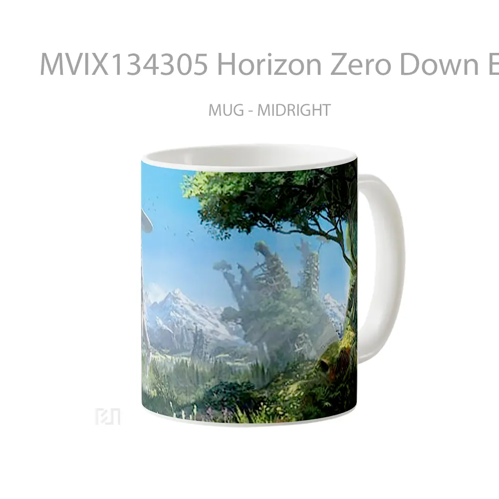 Mug Horizon Zero Down E3 Gelas Keramik Unik - All-side / Desain