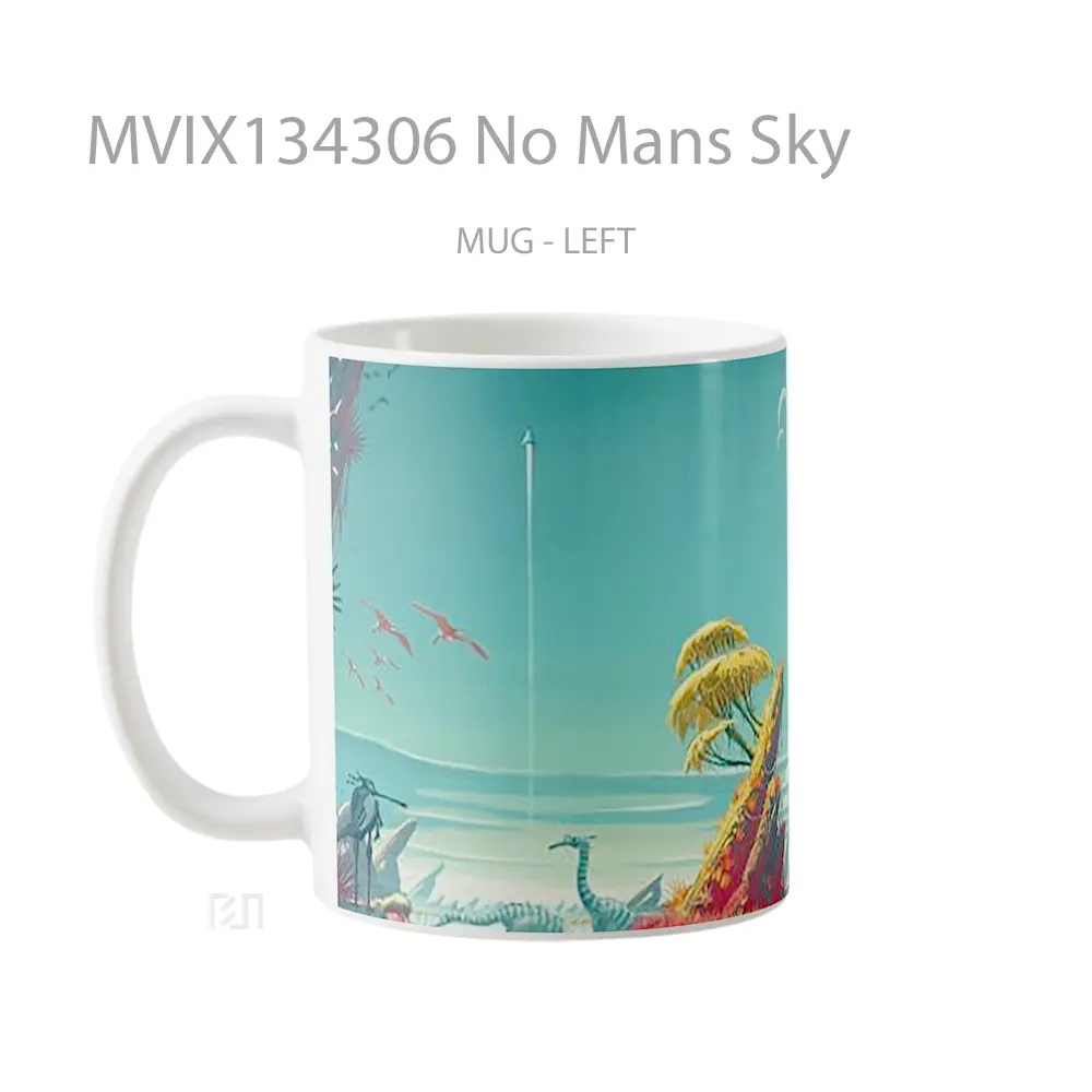 Mug No Mans Sky Gelas Pemandangan Alam - All-side / Desain